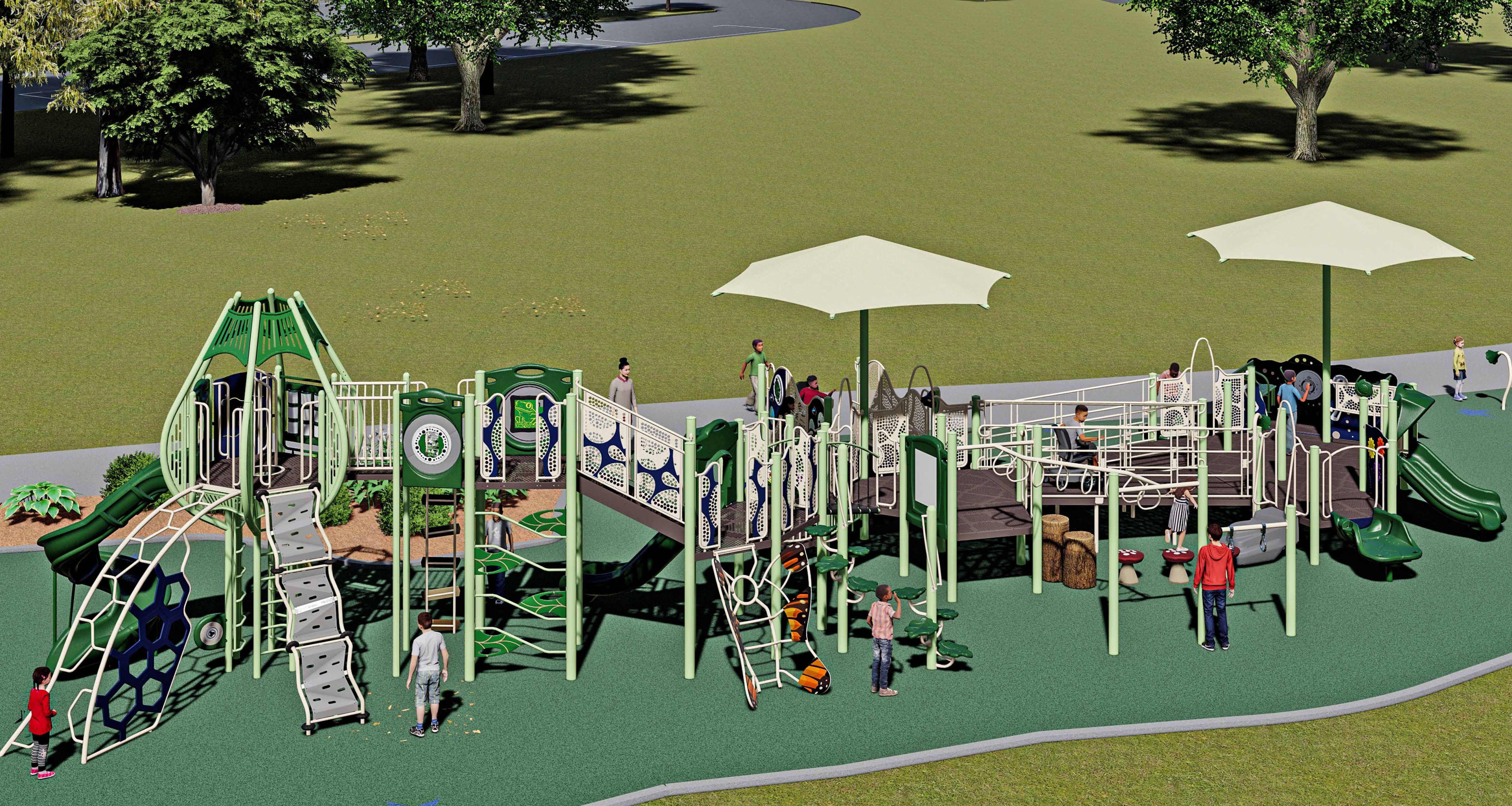 Clive Green Belt Inclusive Playground