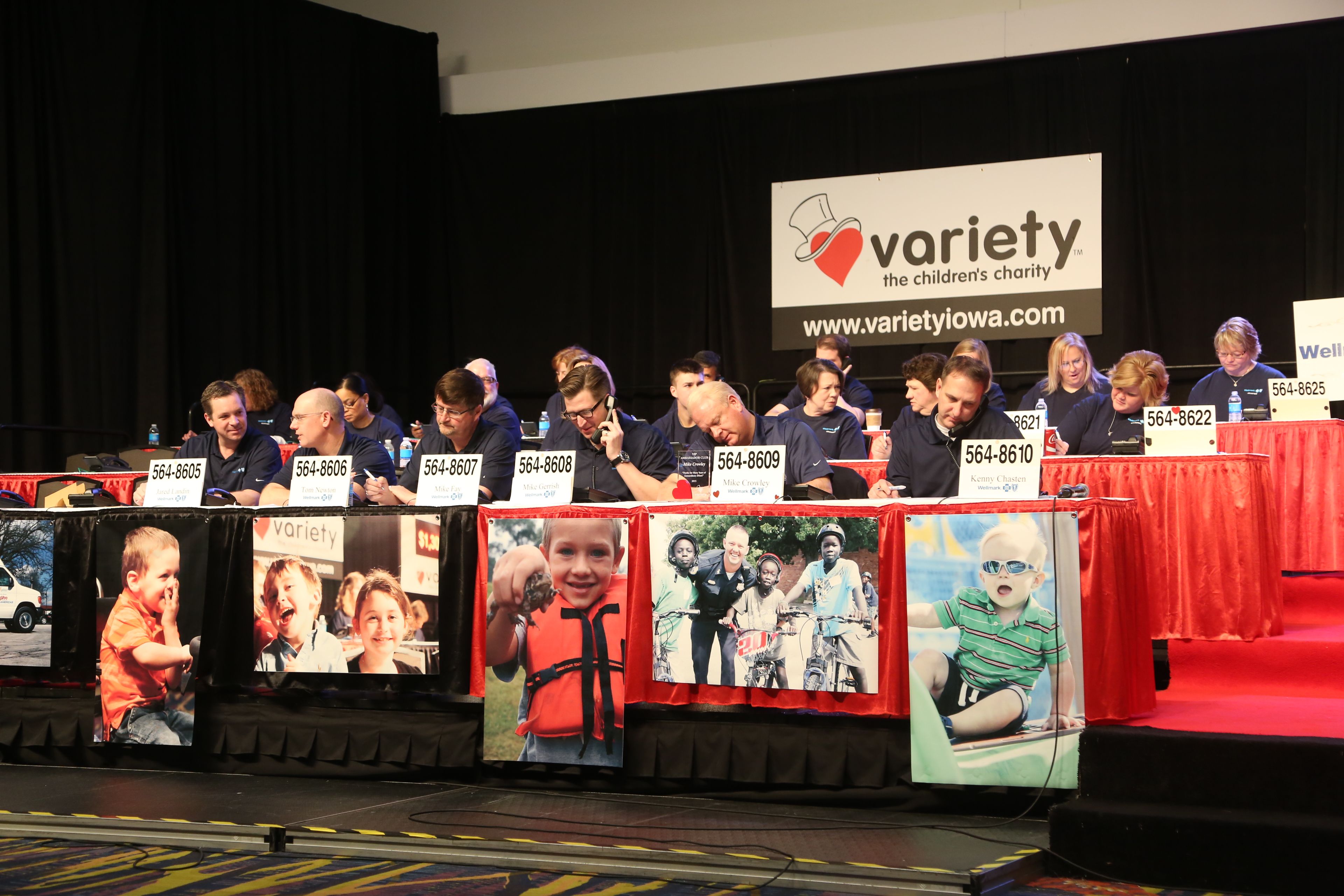 Raise money as a group or company for the variety telethon 