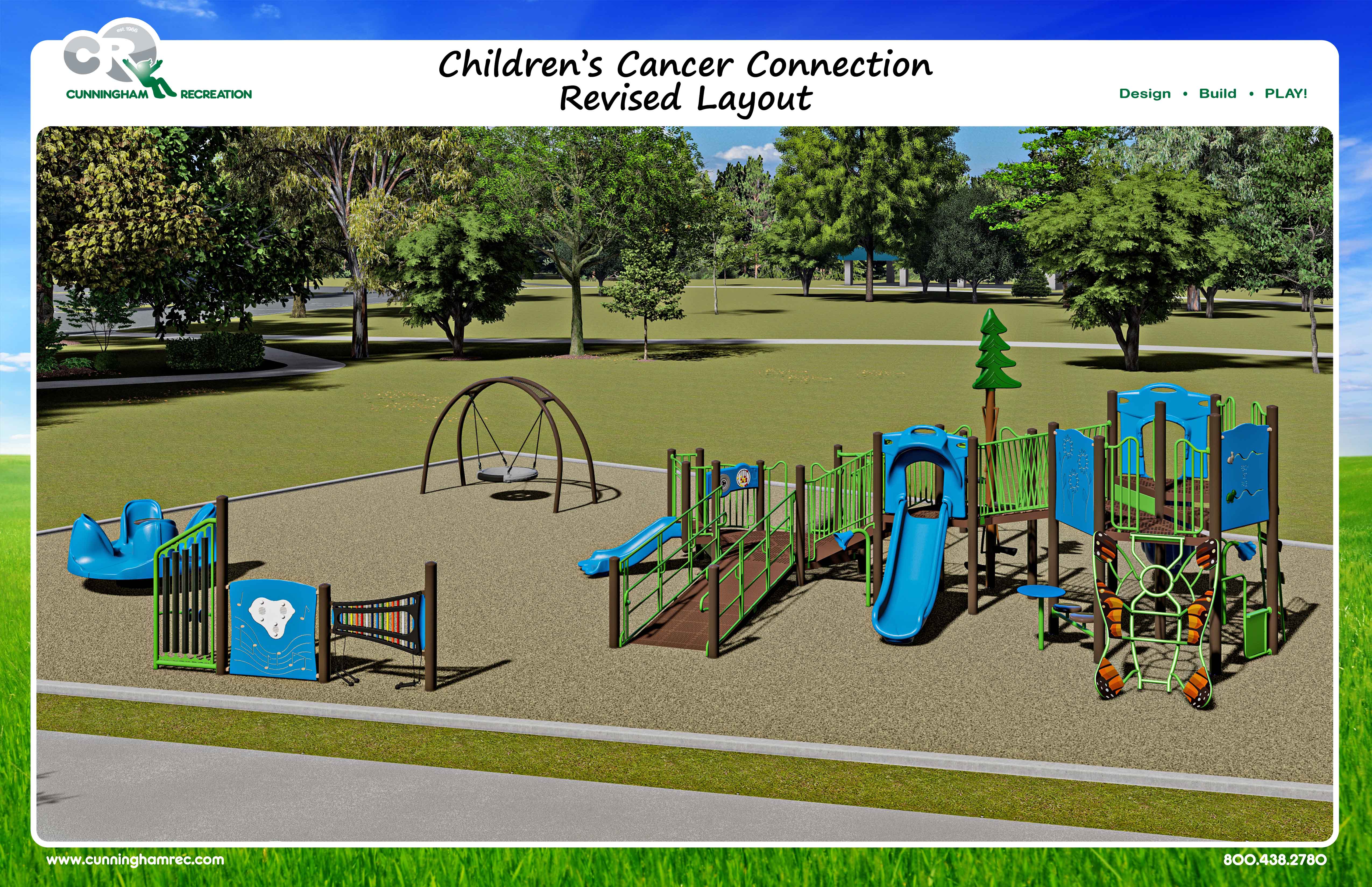 Childrens Cancer Connection Receives Inclusive Playground Grant From