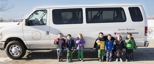 kids by variety van