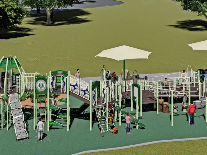 Ashley Okland Variety Star Playground at the Clive Greenbelt
